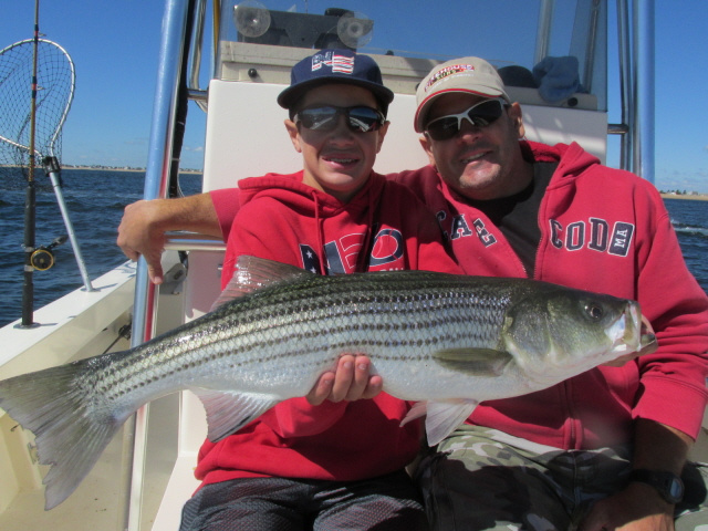 Brendon Ferrari's striped bass